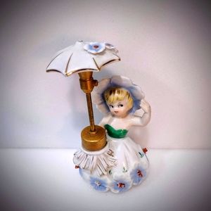 Dev vintage perfume bottle with umbrella